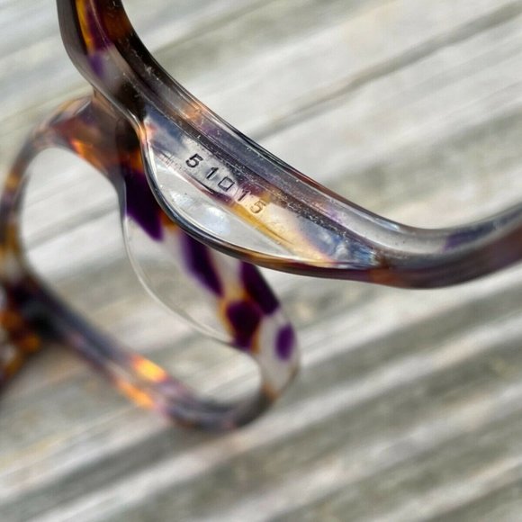 Banana Republic Eyeglasses Frame PurpleTortoise CLARE DEX 51[]15 135 Glasses - Picture 2 of 14